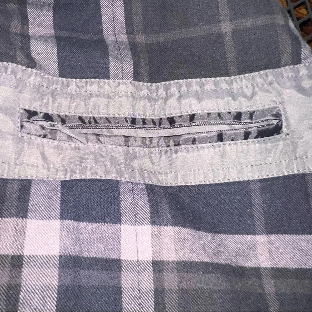 Dockers Iron Grey Men’s Jacket Size XXL Plaid Lined Zip Up‎ Front - Picture 12 of 14